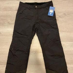 Mens black toboggan insulated pants